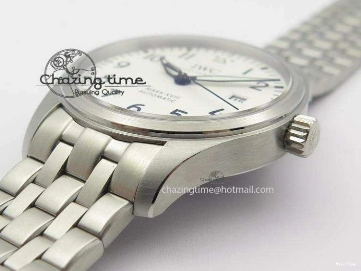 MIROTIME 0805 Mark XVIII IW327002 SS Mk Maker Best Edition White Dial On SS Bracelet A Premium 7300